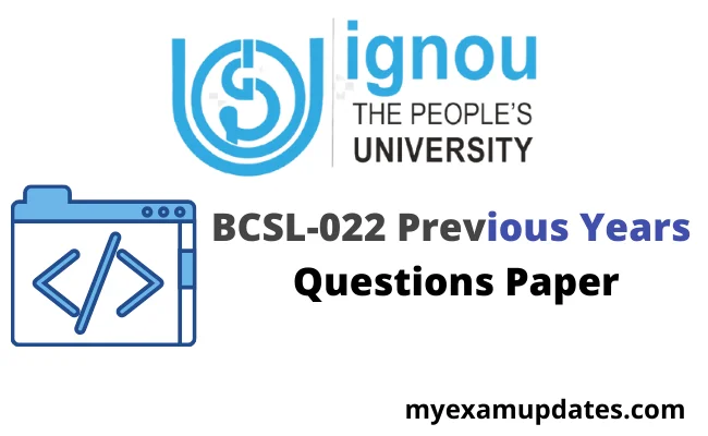 bcsl-022-previous-years-questions-paper