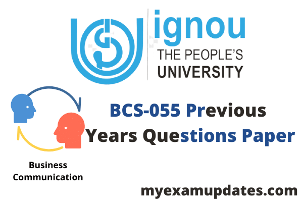 bcs-055-previous-years-question-paper