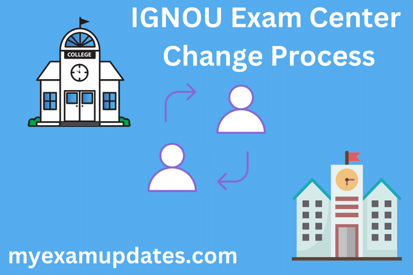 ignou examination center change process