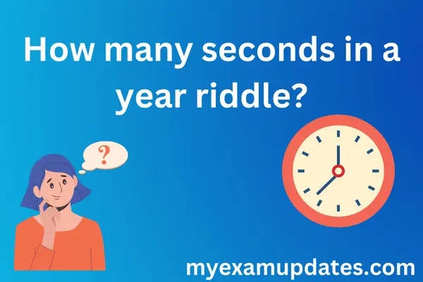 How many seconds in a year?