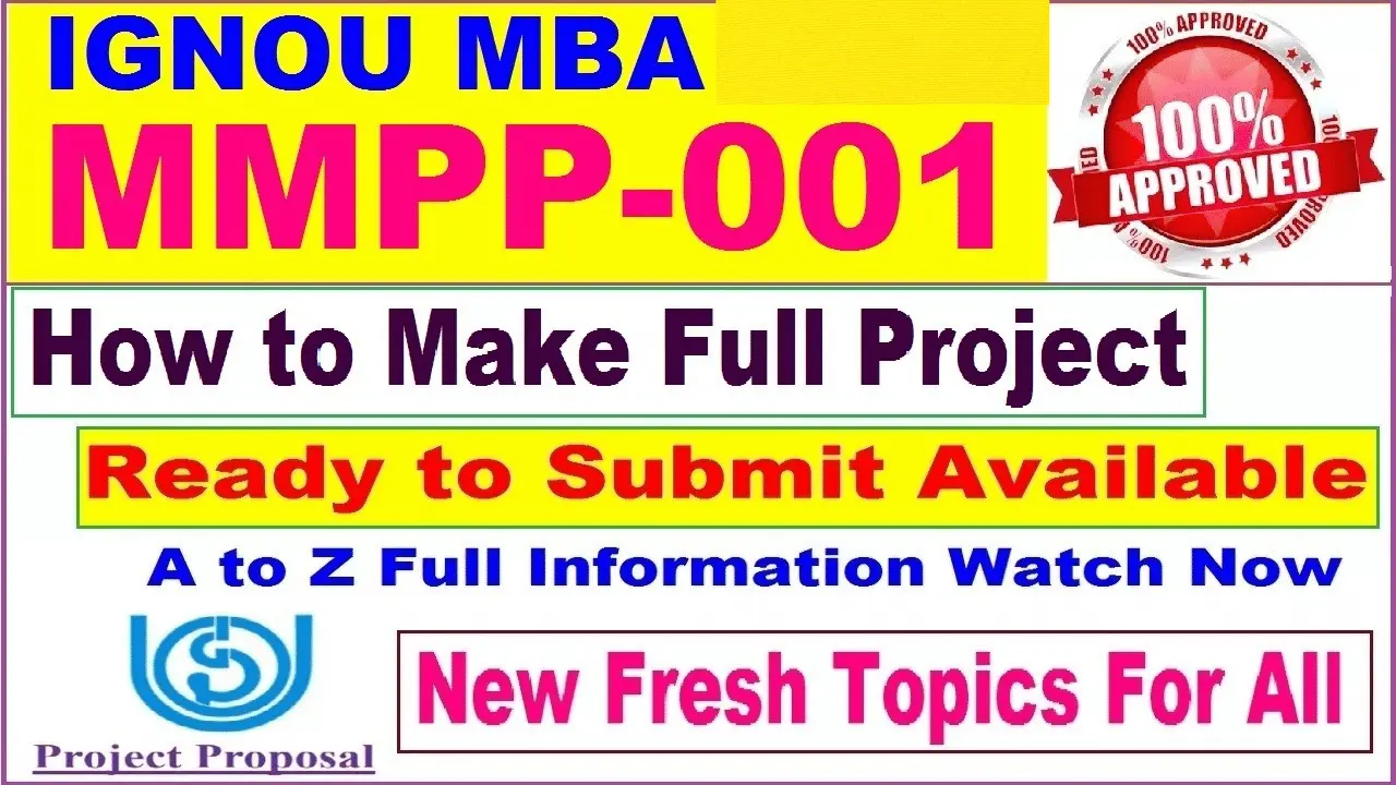 ignou mba project